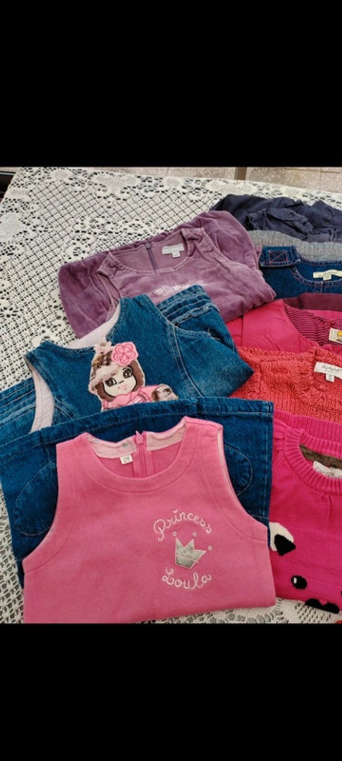 🩷Lot fille 12 mois, Multimarques - photo numéro 2
