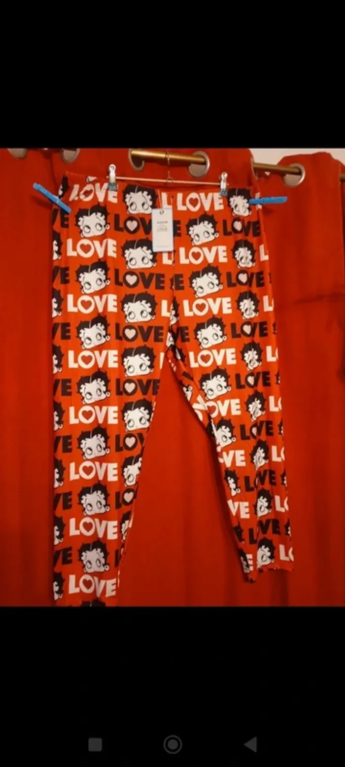 Legging Betty boop taille 4xl