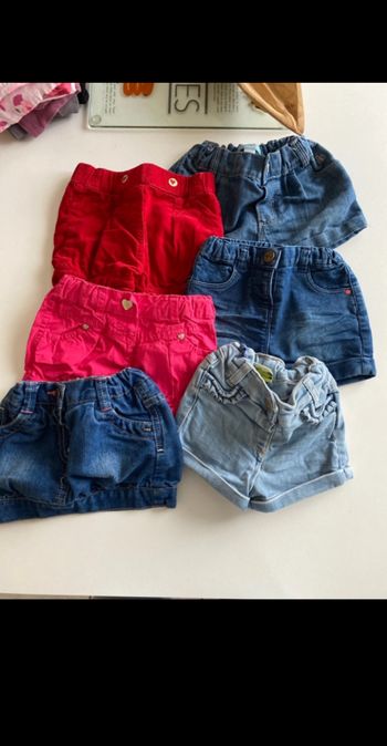 Lot de 6 short