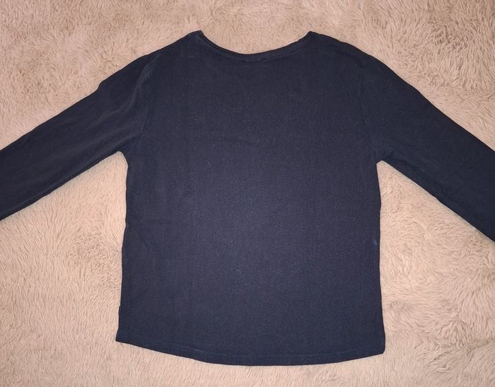 T shirt manche longue Bleu bonhomme de neige okaidi 8 ans - photo numéro 8