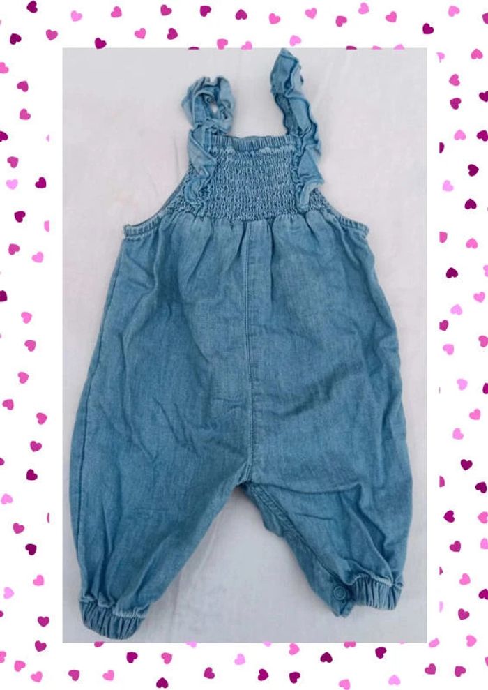 Salopette-short en jean 3 mois Primark - photo numéro 4