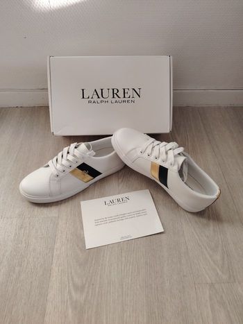 Baskets RALPH LAUREN - 100% Cuir - Neuves - 36