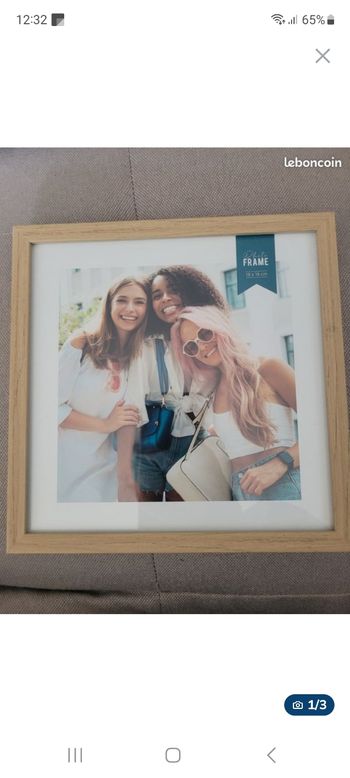 Cadre photo:18×18cm neuf🌿