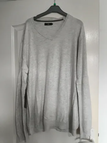 Pull écru chiné taille xxl