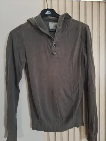 Pull à capuche kaki t36 #H36S-010