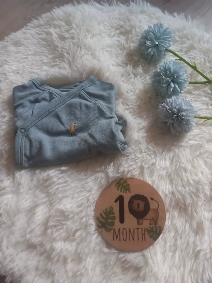10 bodys croisé manches longues 1 mois - photo numéro 2