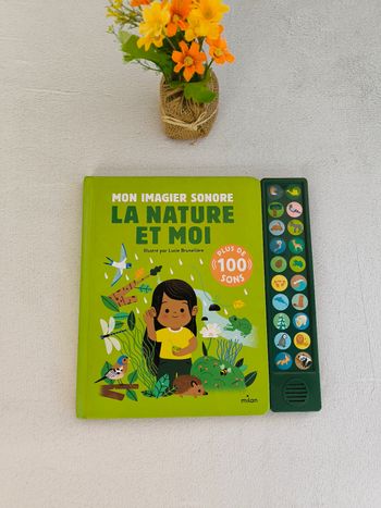 Livre sonore La nature et moi Milan