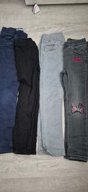 Lot de 4 pantalons facile a enfiler