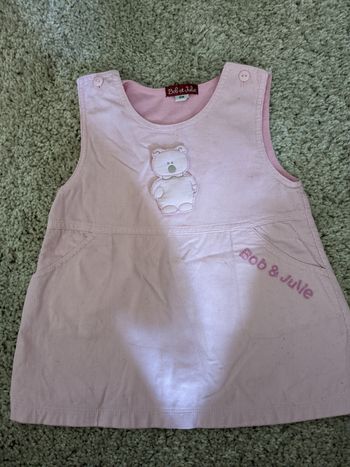 Robe rose sans manches