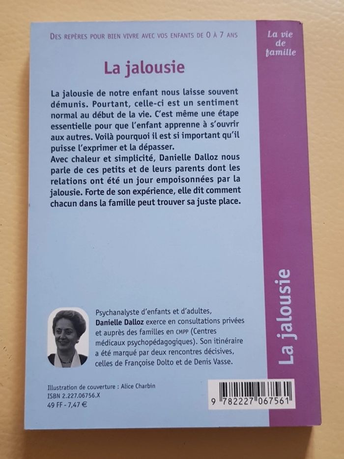 Livre "la jalousie " de Danielle Dalloz - photo numéro 2