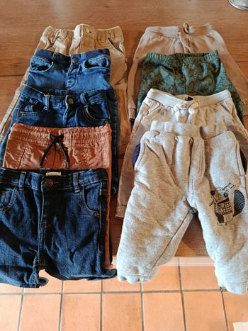 Lot pantalons 12 mois