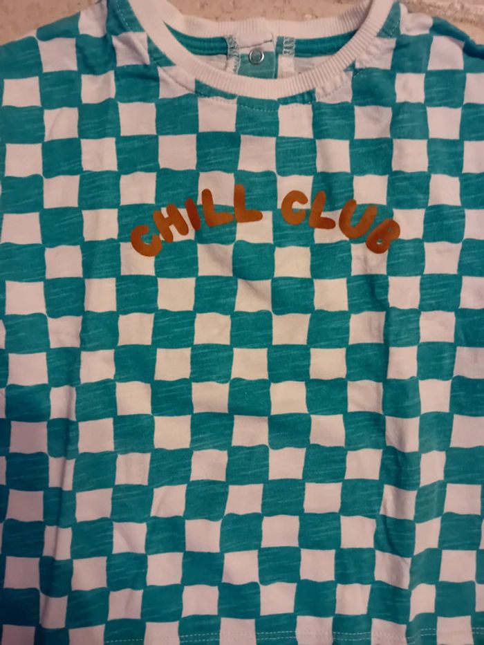 Tee shirt damier - photo numéro 3