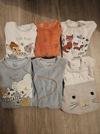 Lot pyjamas 3 mois