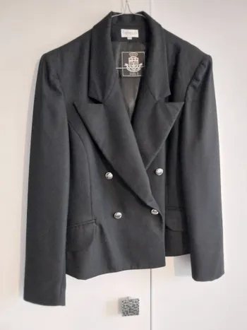 Veste noire en laine Daniel D T38/40