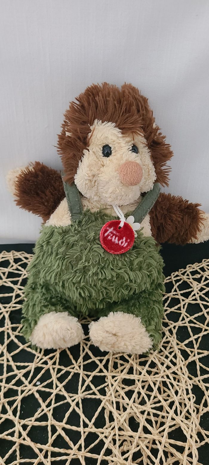 TRUDI ITALIE HÉRISSON HERBE SALOPETTE BONNET PELUCHE - photo numéro 4