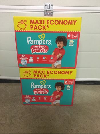 Couches Pampers baby dry pants taille 6