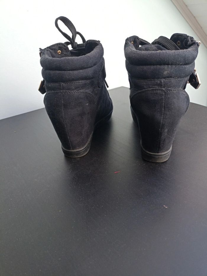 Basket compensée mim noir - photo numéro 3