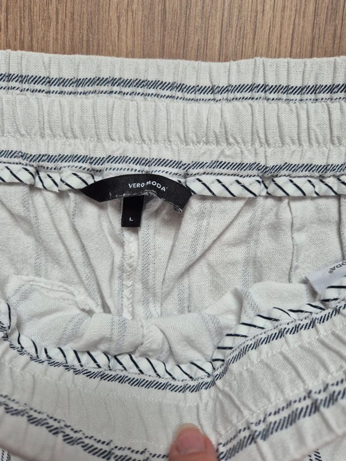 Pantalon tissus lin vero moda - photo numéro 4