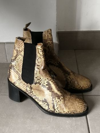 Bottines en cuir en très bon état