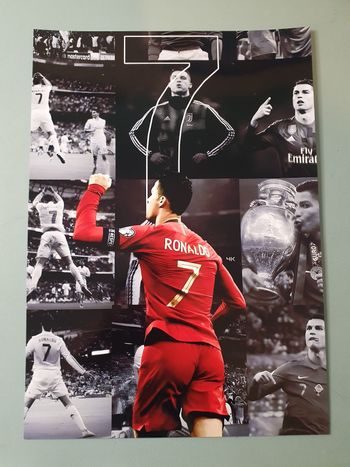 Cr7 affiche poster A4 