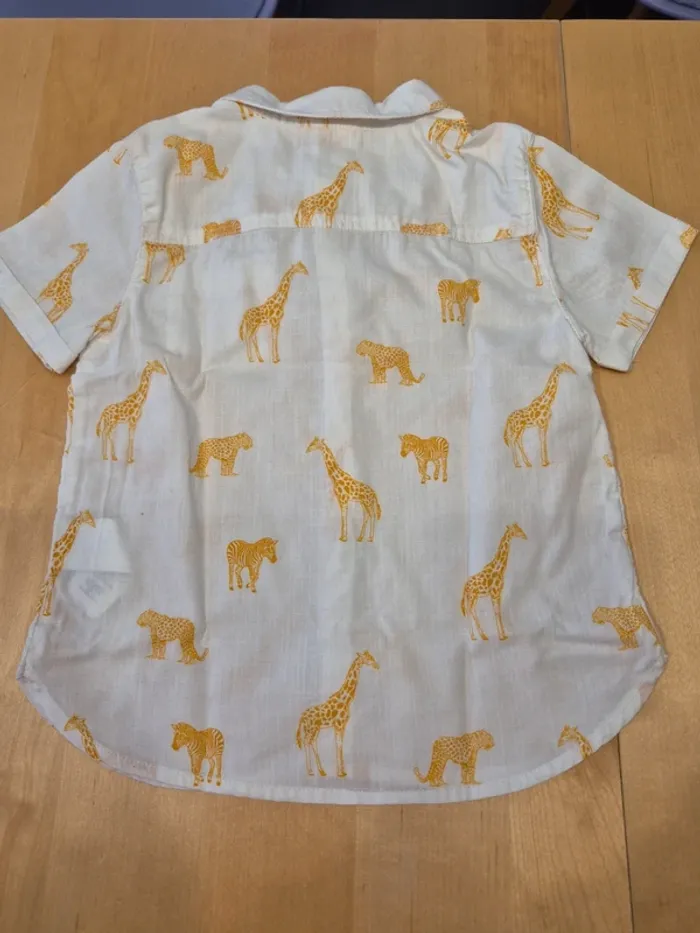 Ensemble bébé garçon 24 mois chemise + short à bretelles - photo numéro 4