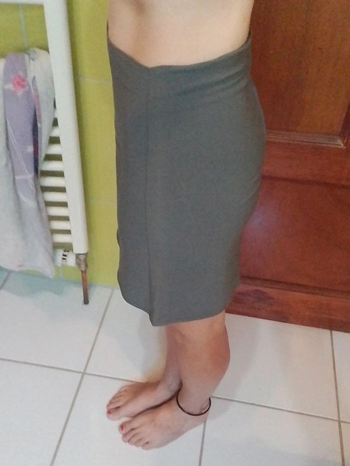 Jupe femme grise - photo numéro 4