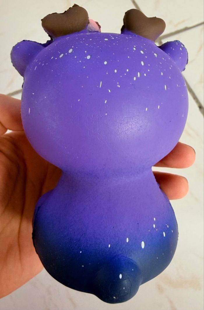 Squishy renne kawaii couleur galaxie - photo numéro 4