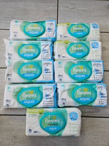 Lingettes harmonie 9 paquets