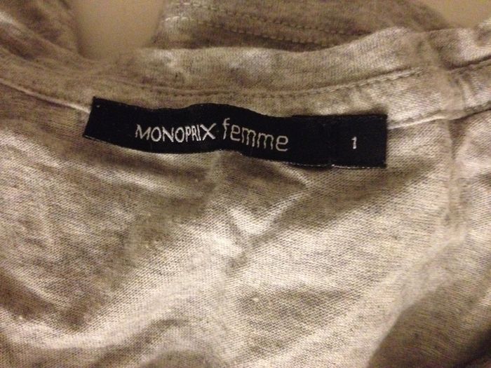 T shirt gris clair chiné ✧ manches courtes ✧ monoprix ✧ look féminin - photo numéro 10