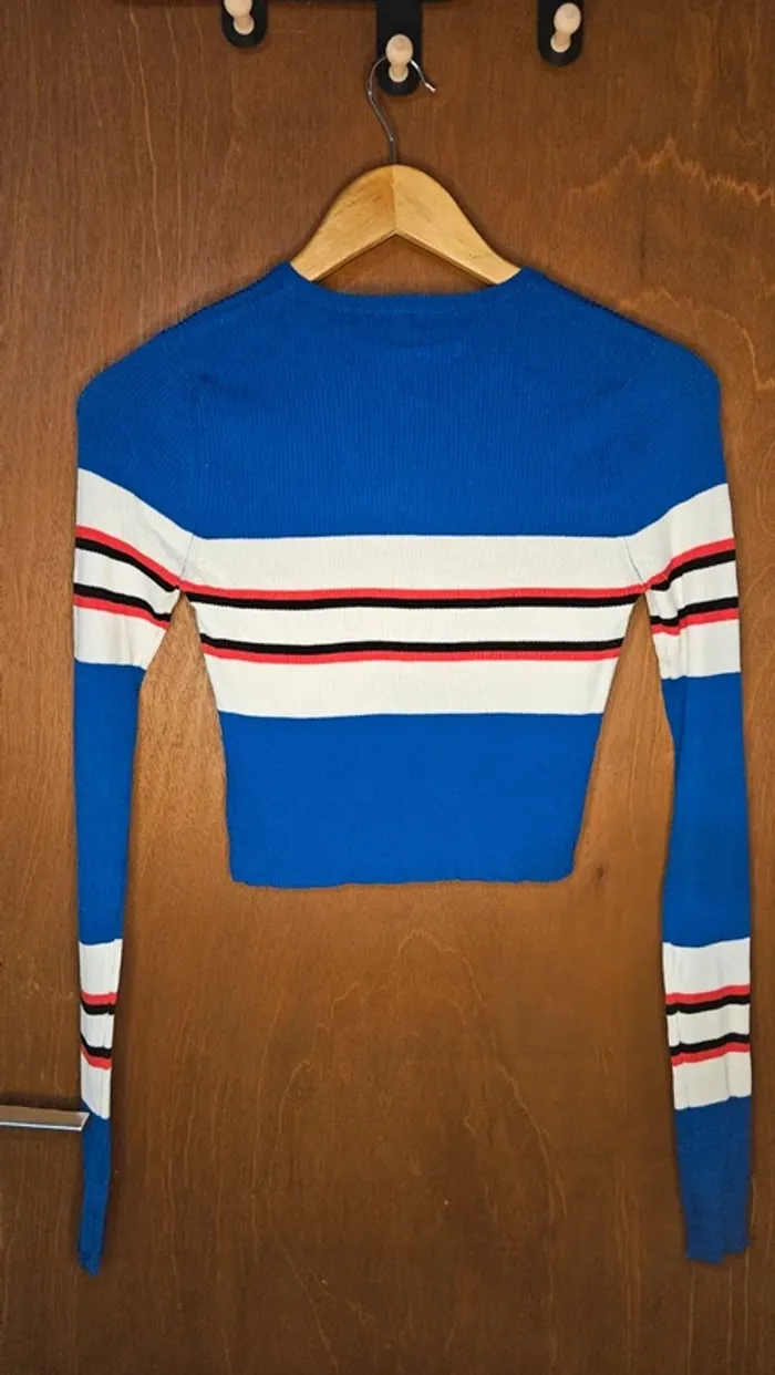 Crop top en maille Zara - photo numéro 3