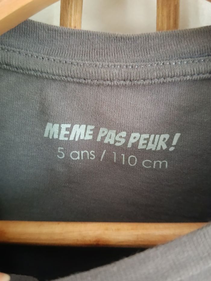 Tee-shirt ml gris 5ans - photo numéro 2
