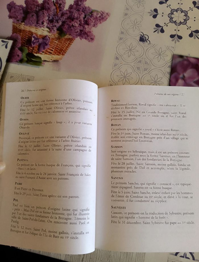 Livre prénoms et origines - photo numéro 3