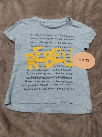 T-shirt 4 ans