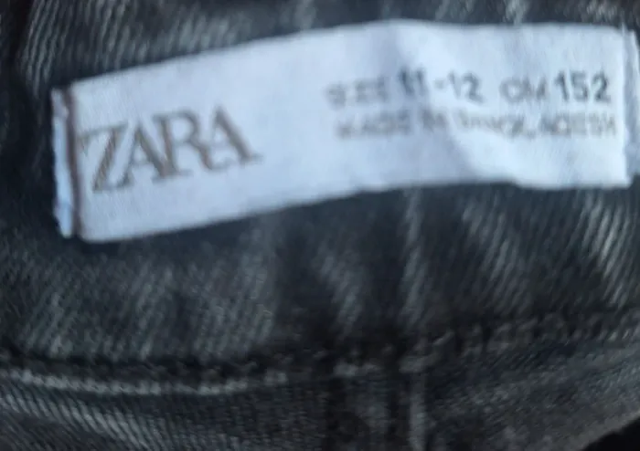 🎀 jeans cargo zara 11/12 ans 🎀 - photo numéro 3