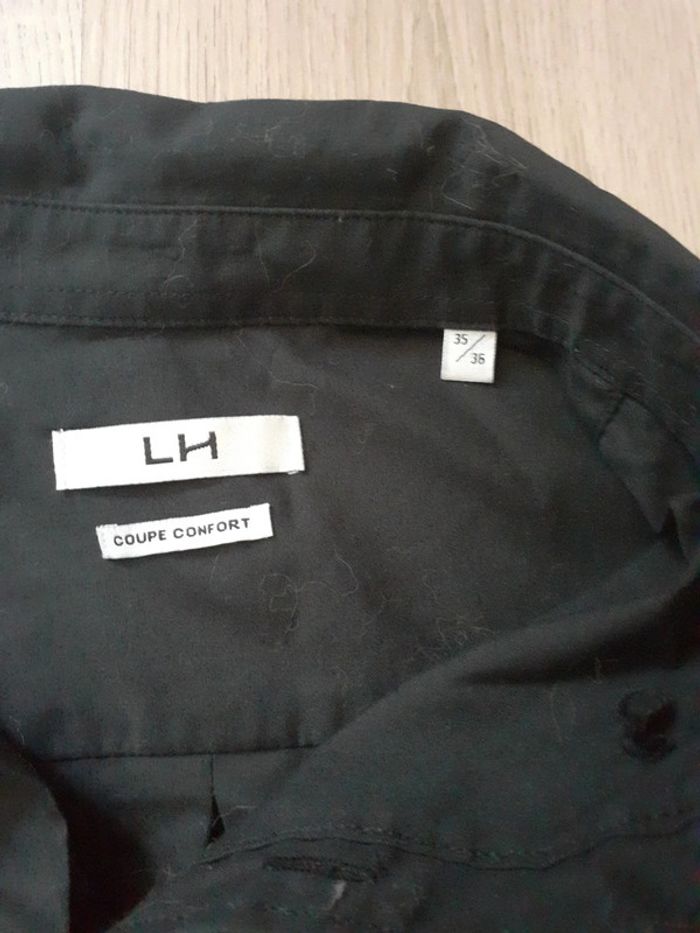 Chemise manche courte noire - photo numéro 2