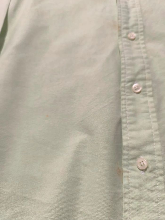 Chemise manches longues - Ralph Lauren - Custom Fit - Logo brodé premium - Menthe - Taille L - photo numéro 12