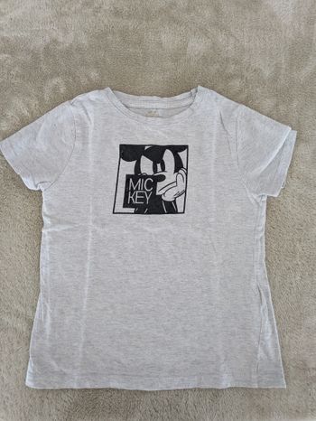 T-Shirt Mickey Gris pour Enfant