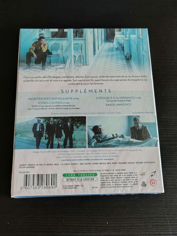 Blu ray La Gueule Ouverte (Philippe Léotard, Nathalie Baye, Maurice Pialat) - photo numéro 2
