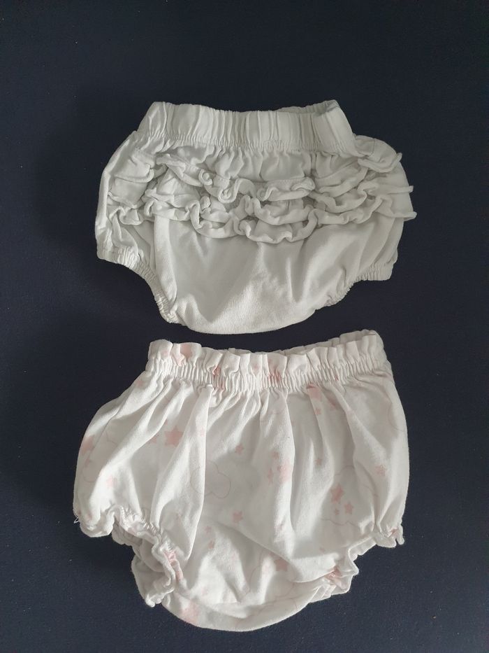 2 culottes cache-couche T.3M