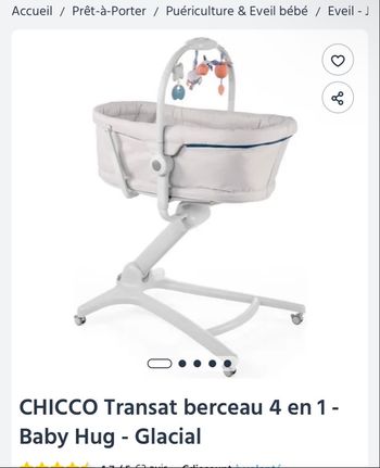 Chicco transat à roulettes