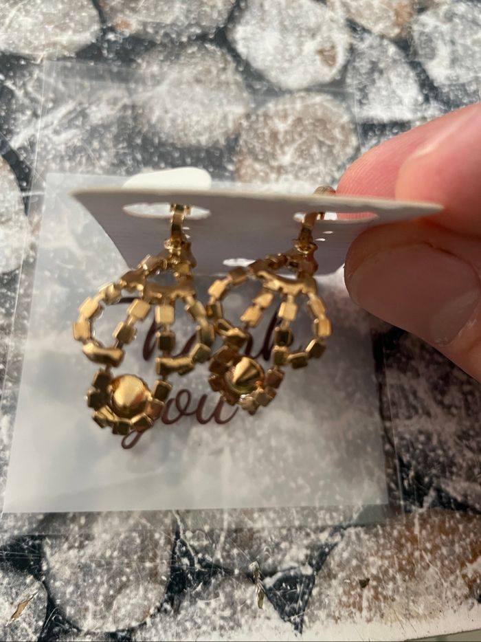 Boucles d’oreilles plaqué or - photo numéro 3