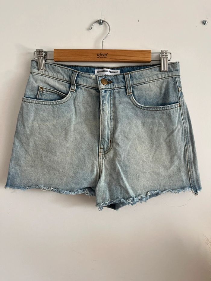 Short en jean American Apparel - photo numéro 3