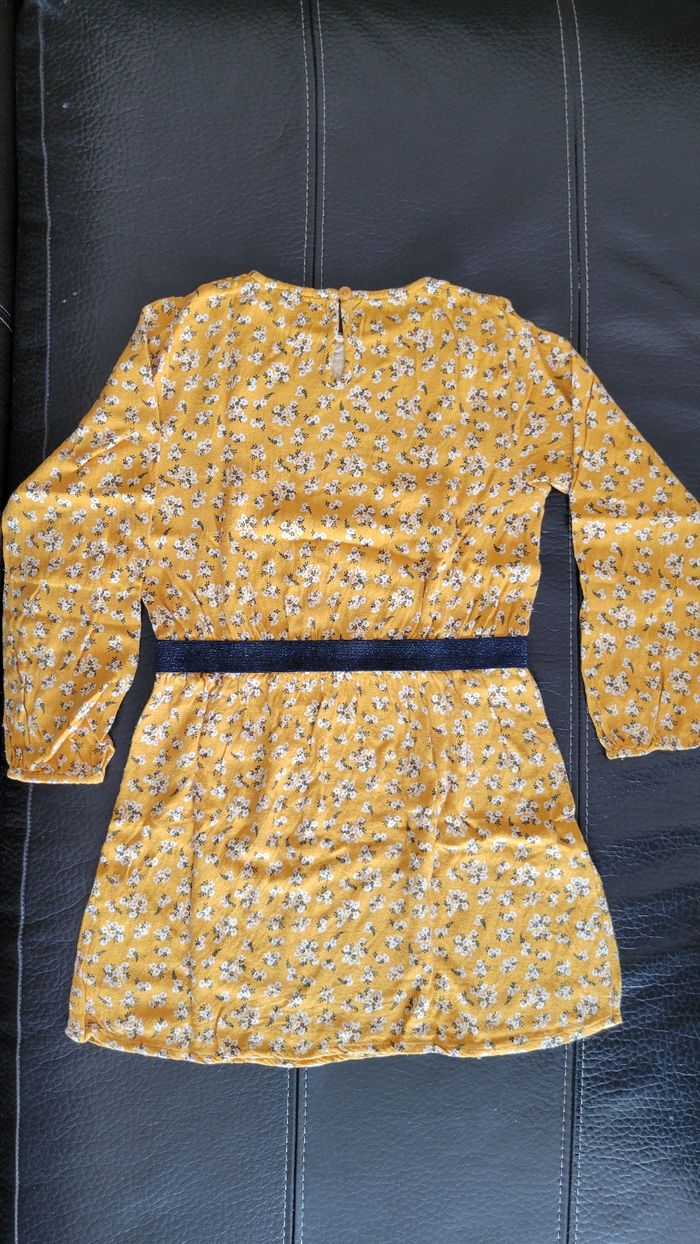 Robe fluide à manches longues moutarde 8 ans - photo numéro 10