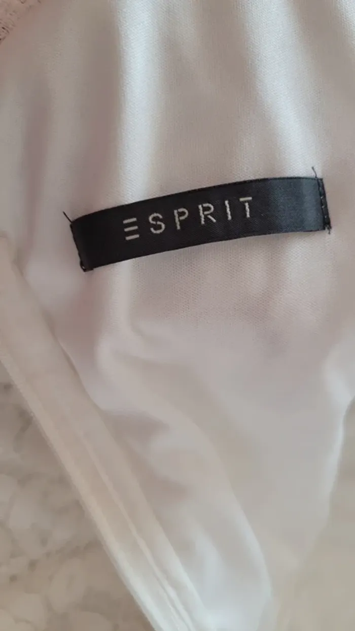 Robe esprit blanche crème en dentelle - photo numéro 8