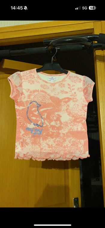 T-shirt rose nafnaf 4 ans