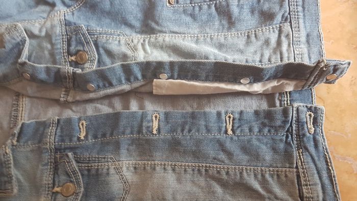 Veste en jeans fille 6 ans bleue In Extenso - photo numéro 4