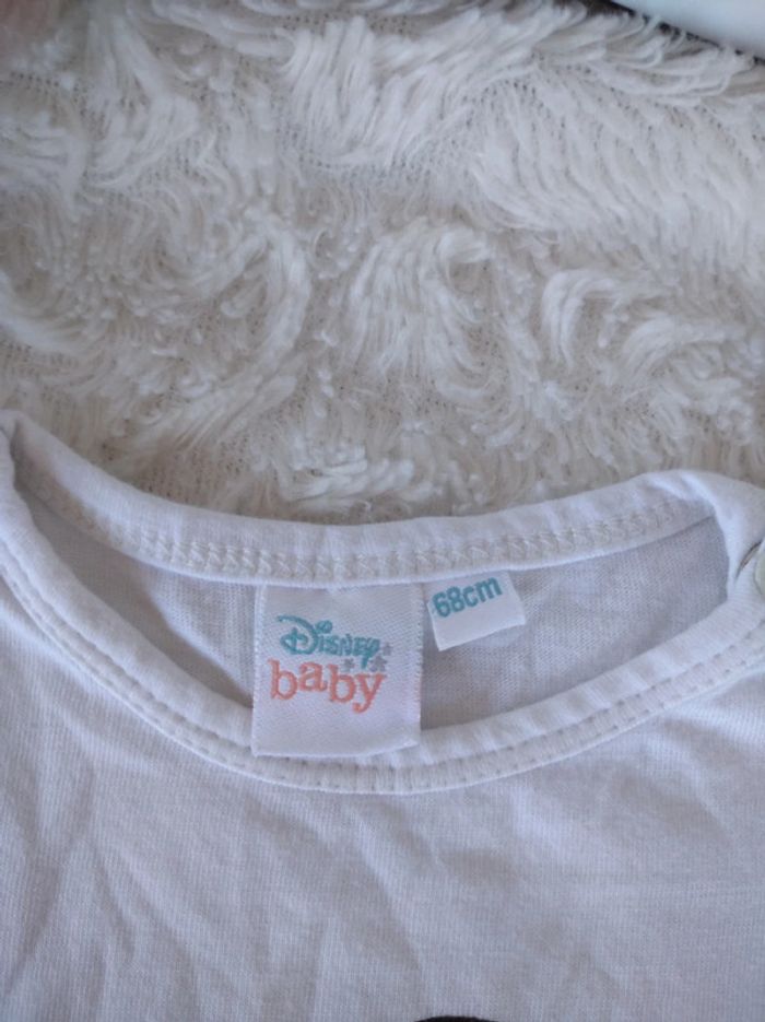 Tee shirt chemise manches courtes Garçon 6mois Mickey Disney Baby 100% coton - photo numéro 7