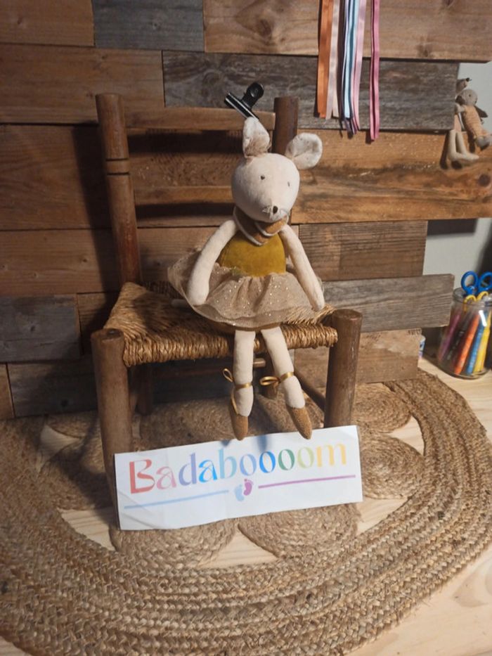 Peluche souris musicale moulin roty la petite école de danse tbe