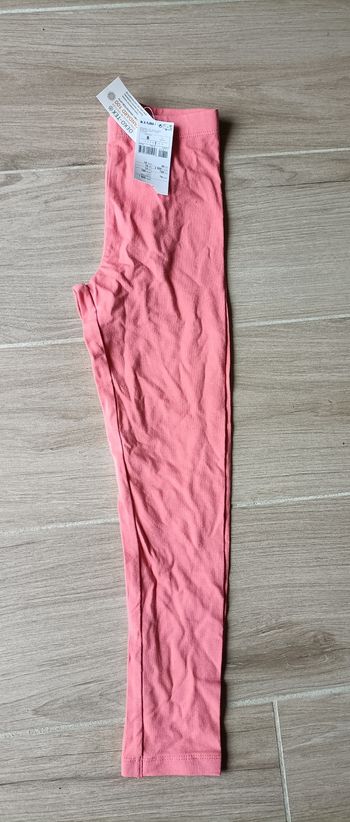 Legging long fille 8 ans Kiabi rose neuf étiquette