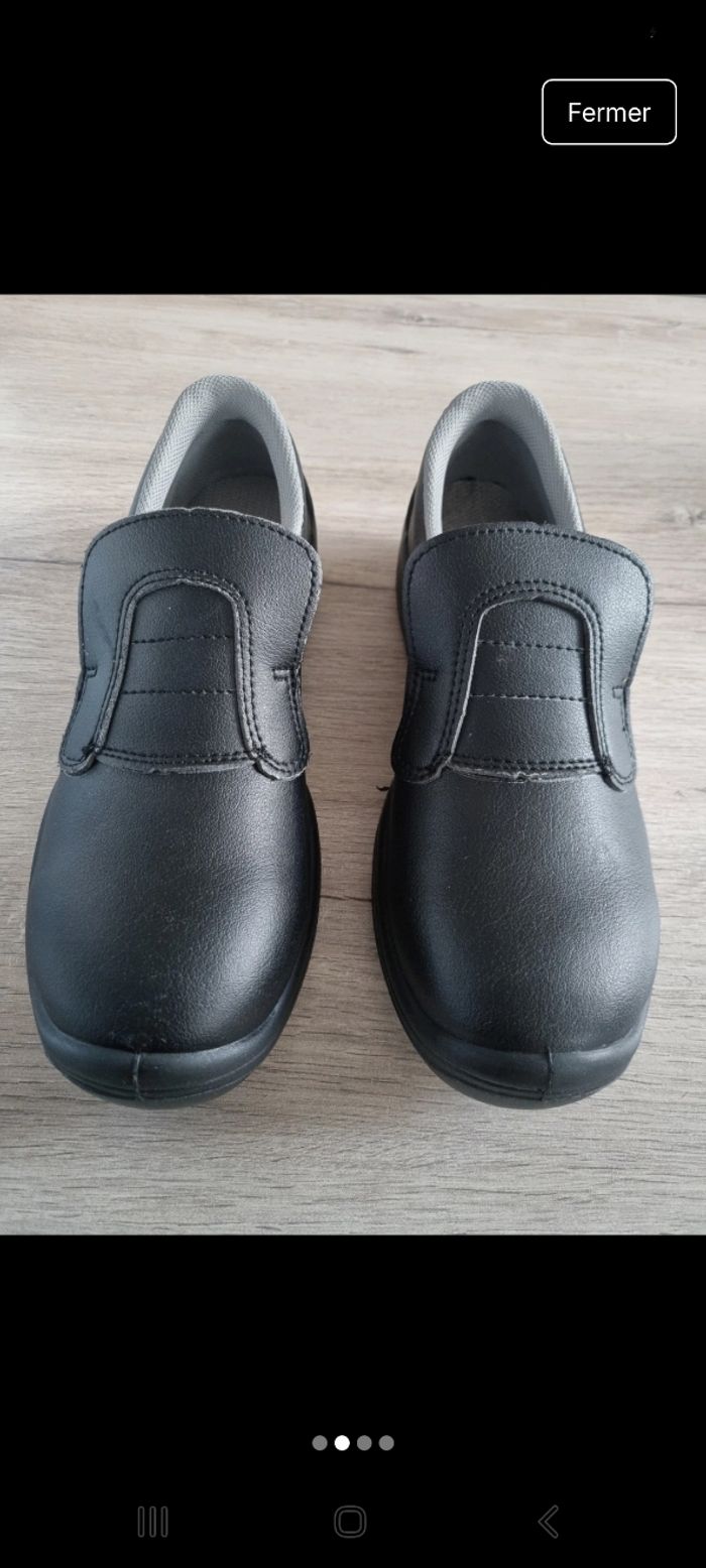 Chaussure de cuisine sécurité T38 Noir